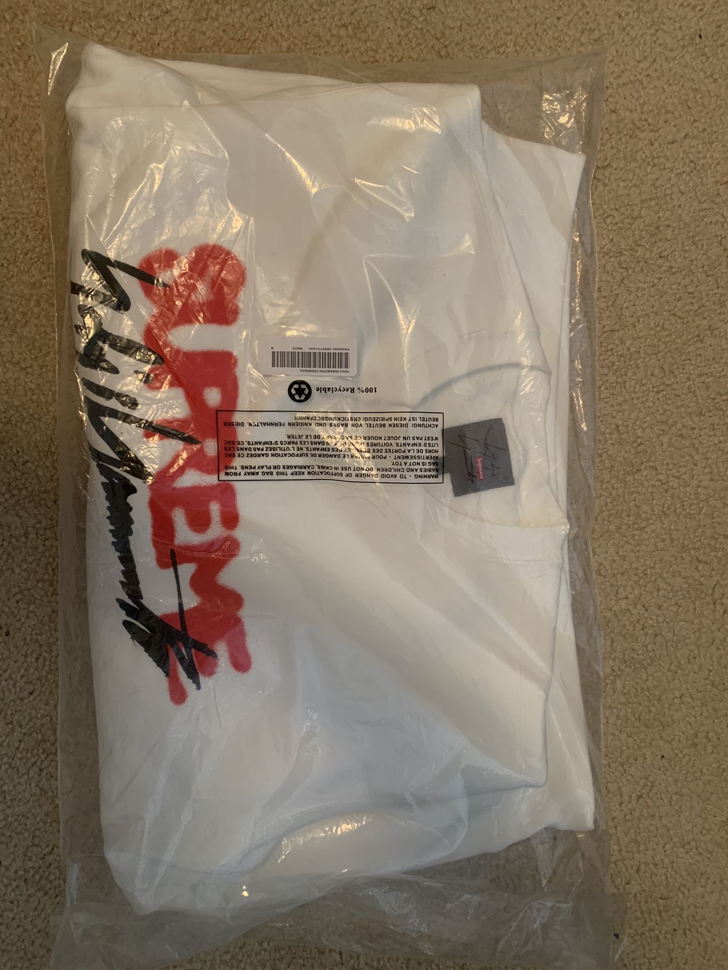 Supreme Yohji Yamamoto Crewneck White