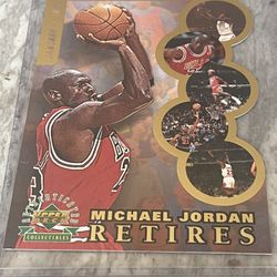 Jan  13  1999  Retired  Michael Jordan Card 