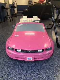 Power wheels pink mustang hotsell