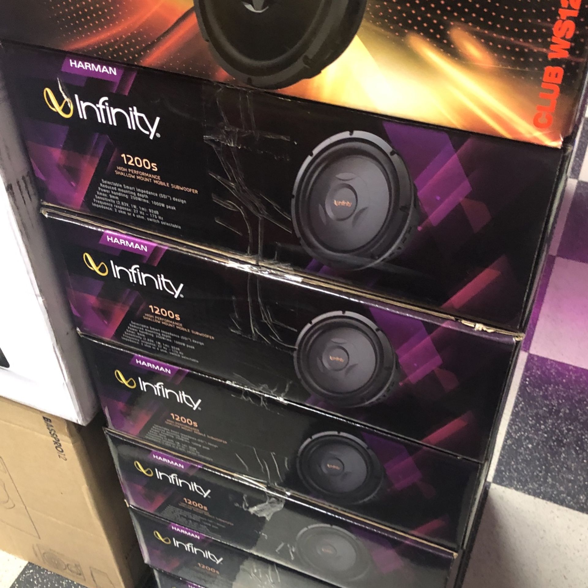 Infinity Slim Sub No Credit Needed Infinity 12 Shallow Truck - Main Image