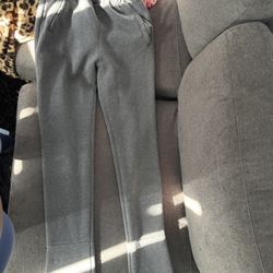 Stacked Grey Sweatpants