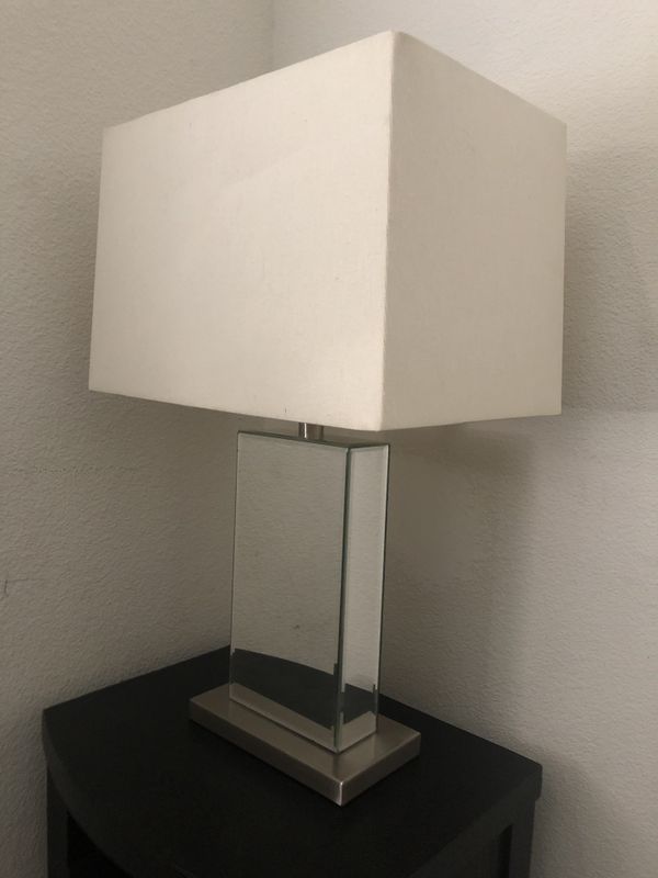 Mirrored Lamp Set 2 Shade Width Is 13 5 And Height 9 Mirrored Lamp Set 2 Shade Width Is 13 5 And Height 9
