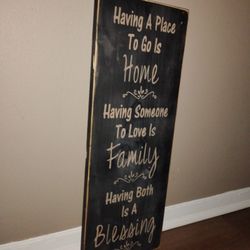 House Wood Signs