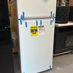 Brand new white refrigerator