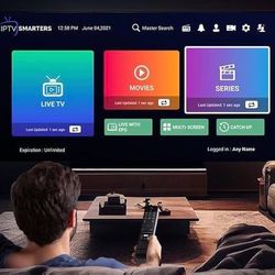 15,000 tv channels. Movies, series, sports