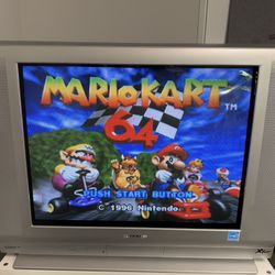 Old CRT TV Sharp 27F541 w/ original remote