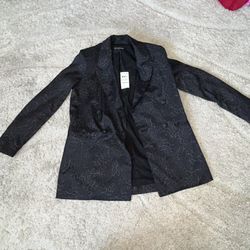 INC Macy’s Petite Blazer - Cheetah Print NWT 