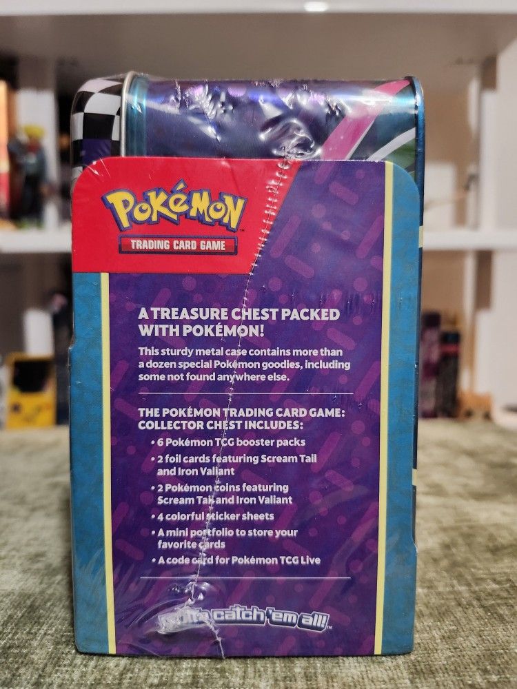 Pokemon TCG: Collector Chest 2024 – Back to School Tin – Factory Sealed - 6 Booster Packs Inside!
