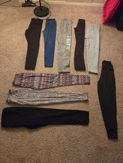 Women leggings and pants lot .medium