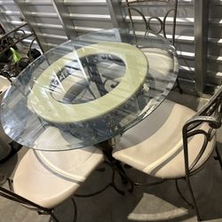 Rod Iron Dining Room Set 