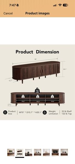 Tv console, brand new