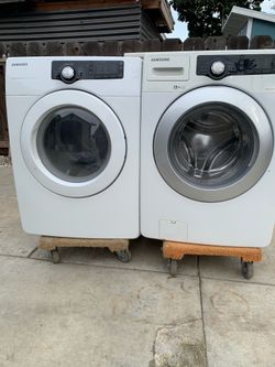 Samsung washer and Samsung electric dryer in good condition