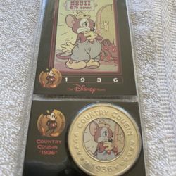 DISNEY COUSIN 1936 GOLD COIN