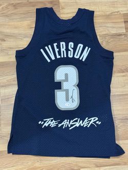 Allen Iverson signed Jersey