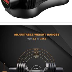 Dumbbell, 25lb