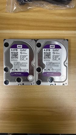 WD Purple 4TB Surveillance Hard Drive - Lot of 3