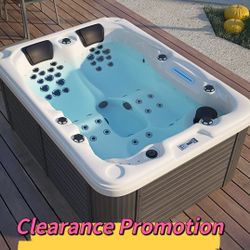 3 Person Outdoor Hydrotherapy Bathtub Hot Bath Tub Whirlpool SPA SYM6016 - 51 Jets 2HP