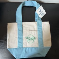 Trader Joe’s Mini Tote Baby Blue