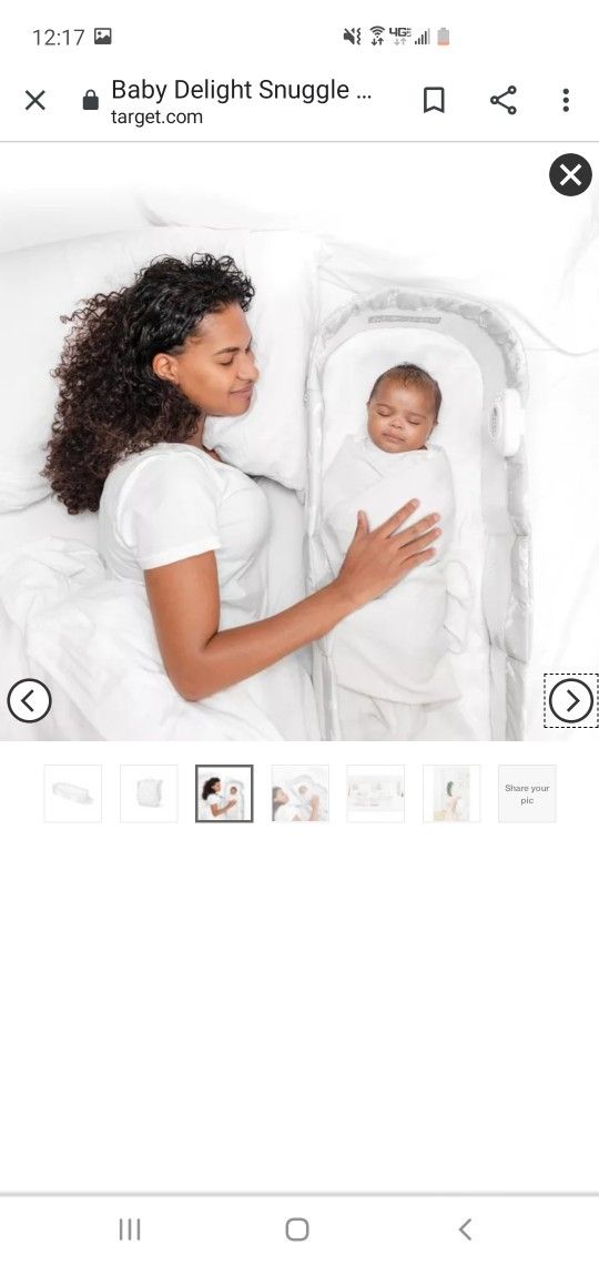 Baby Delight Snuggle Nest Harmony Portable Infant Sleeper