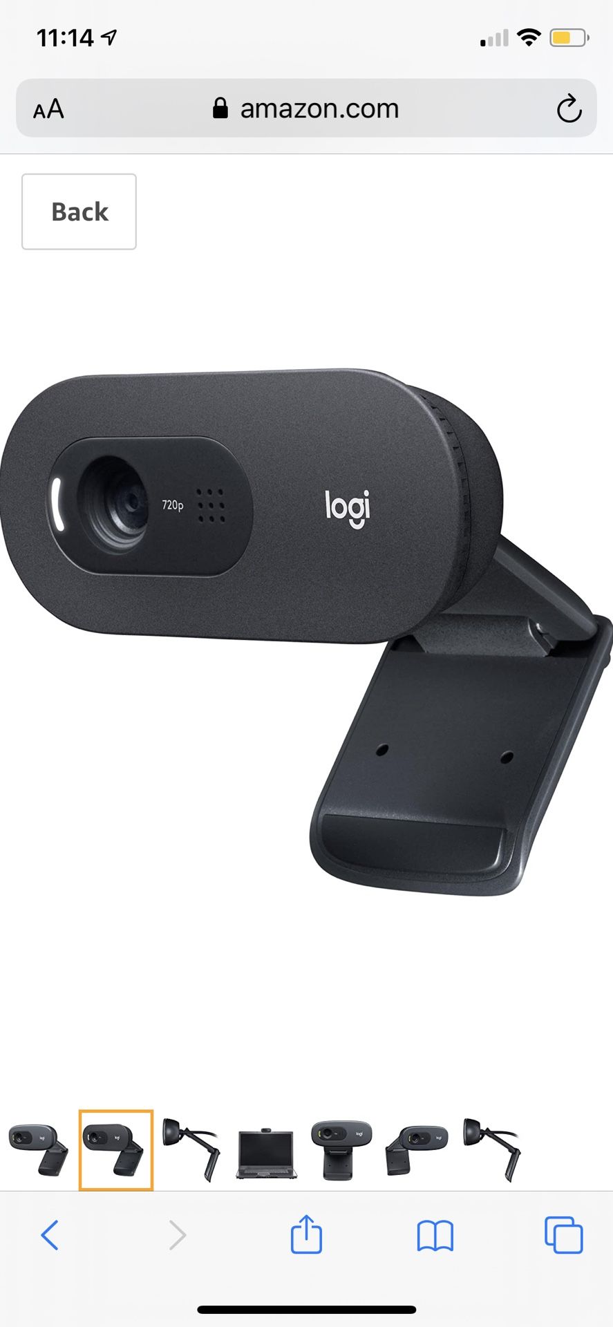 NEW Logitech C270 Webcam HD 720p Video 30 FPS