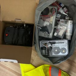 Airbrush Kit With Compressor And Two Airbrushes