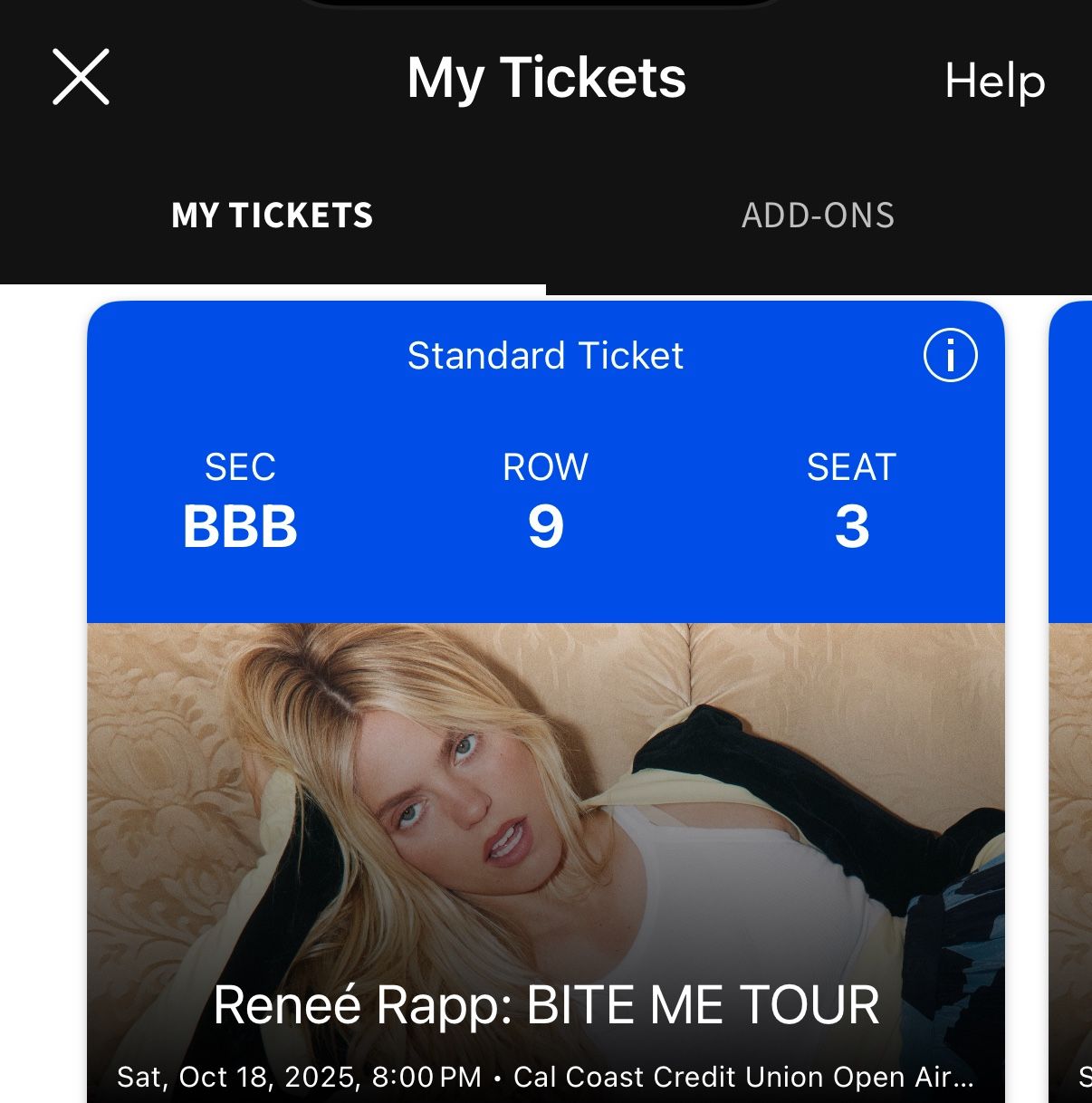 3 Renee Rapp Tickets 