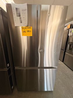 Lg refrigerator 26.5 cu ft with warranty