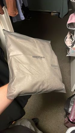 Grey essentials hoodie