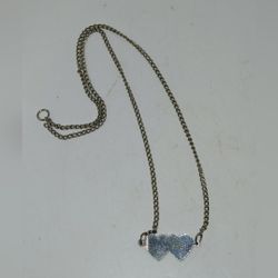Broken sterling necklace, Heart has Sarah Engraved on it 