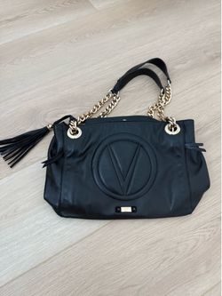 Black leather Valentino bag
