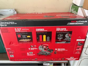 New Milwaukee Miter Saw 10in kit