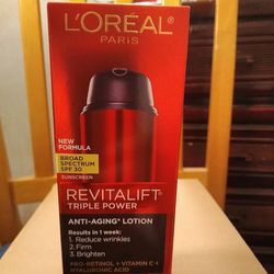 L'Oreal Brand New Triple Power Anti Aging Lotion 50 Ml Ex 5/25  Boxed