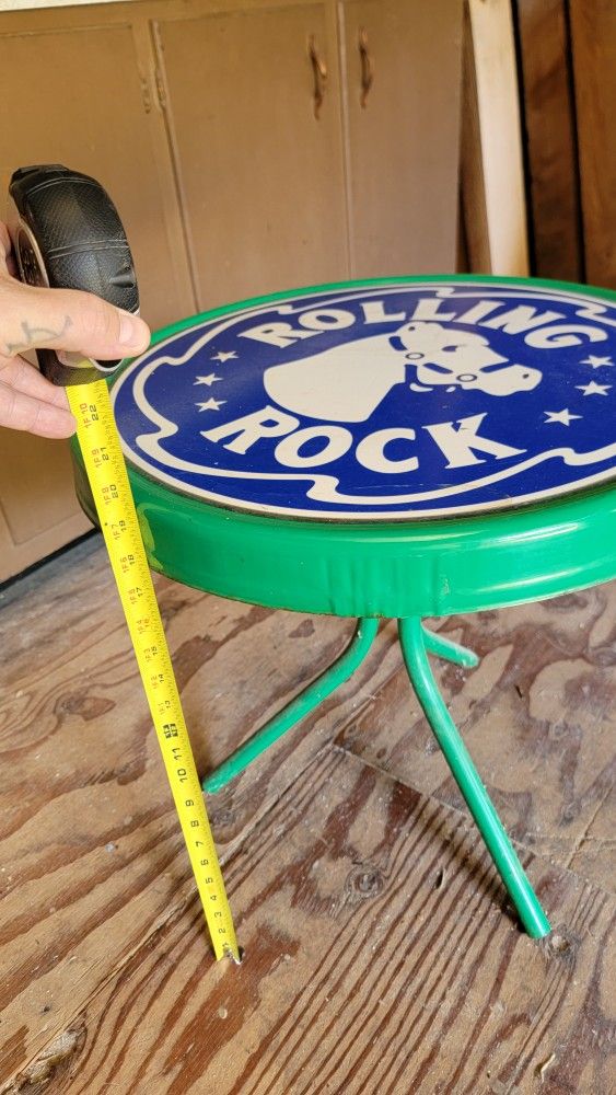 Vintage Rolling Rock Table