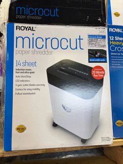 Royal 14-Sheet Micro Cut Paper Shredder