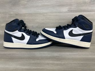 NIKE AIR JORDAN 1 RETRO HIGH OG YOUTH 6Y GS FD1437-401 MIDNIGHT NAVY/WHITE (PO1021435)
