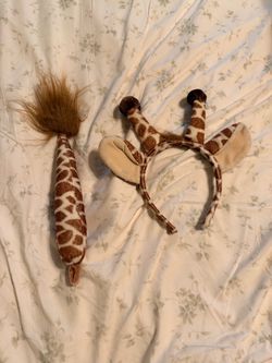 Giraffe headband and tail