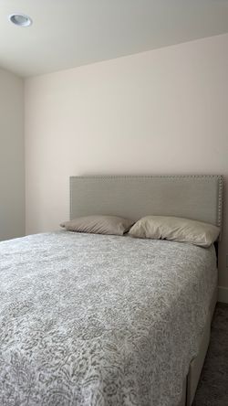 Queen storage bed