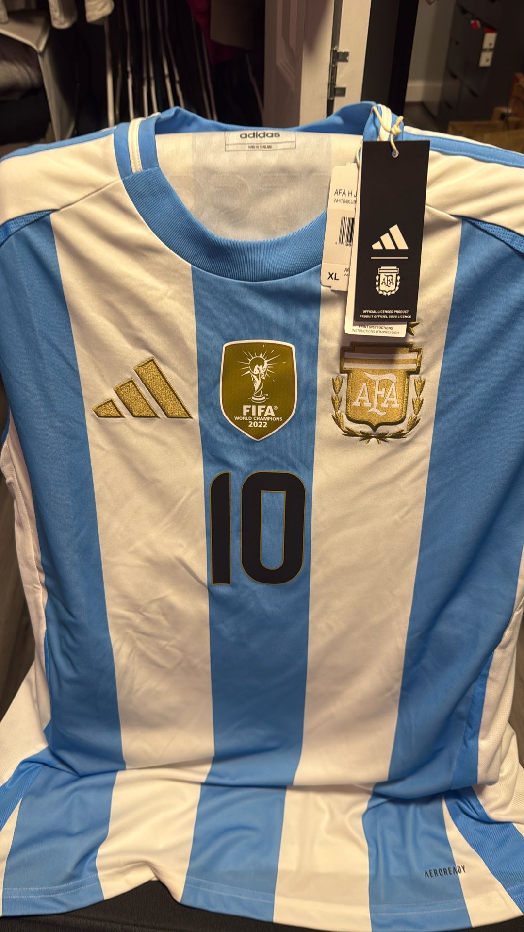 Argentina Jersey (Messi 10) XL