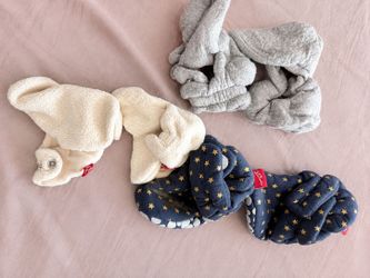 Woombie Baby Swaddles, Feeding Cover and Baby Bootie Bundle