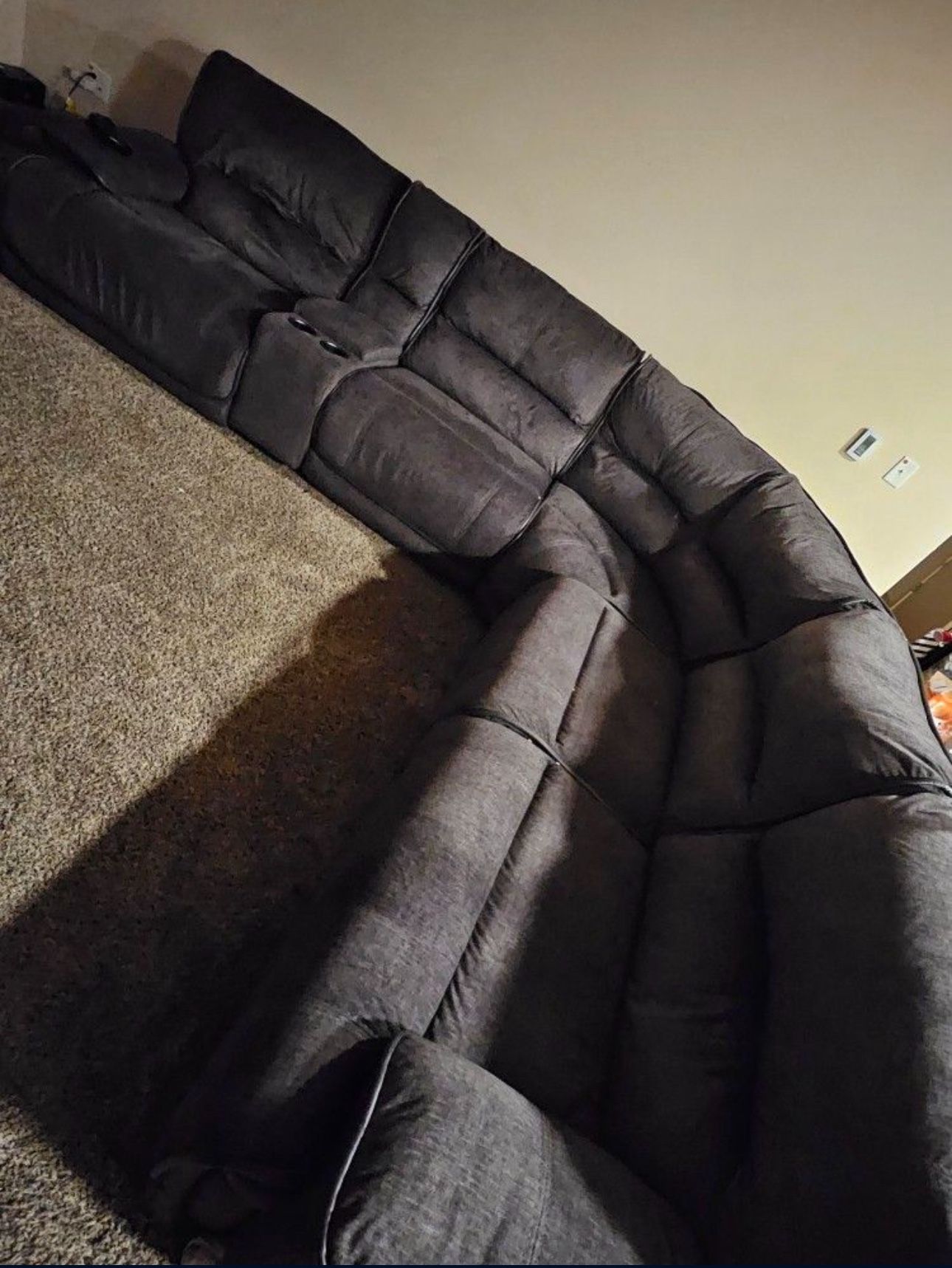 Sectional recliner Couch
