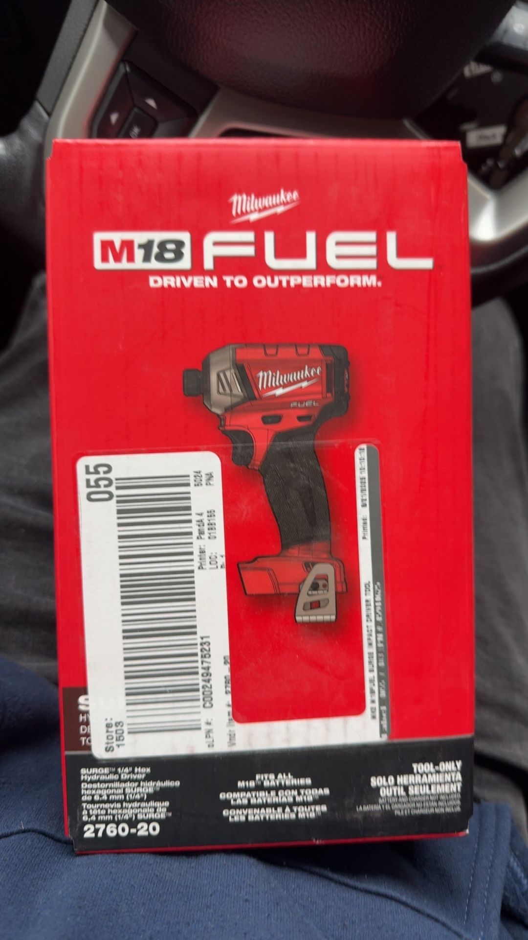 M18 Milwaukee  Fuel Impact