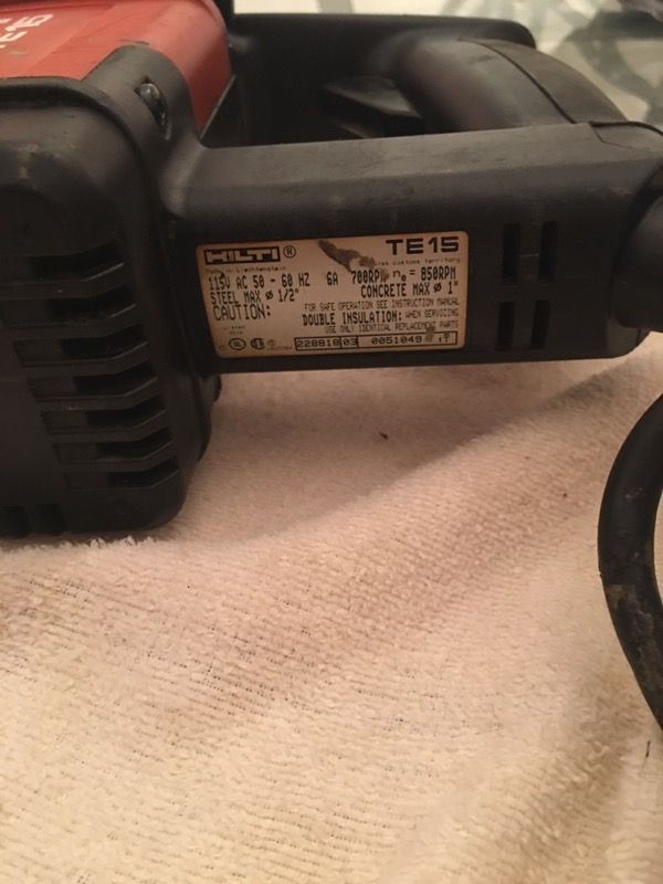 Hilti Te 15 hammer drill