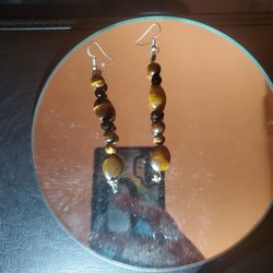 Tiger's Eye Earings