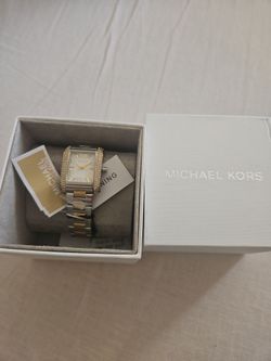 Michael Kors Two-Tone Crystal Watch