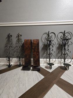 Iron Candle Holders