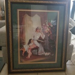 Home interior picture frame