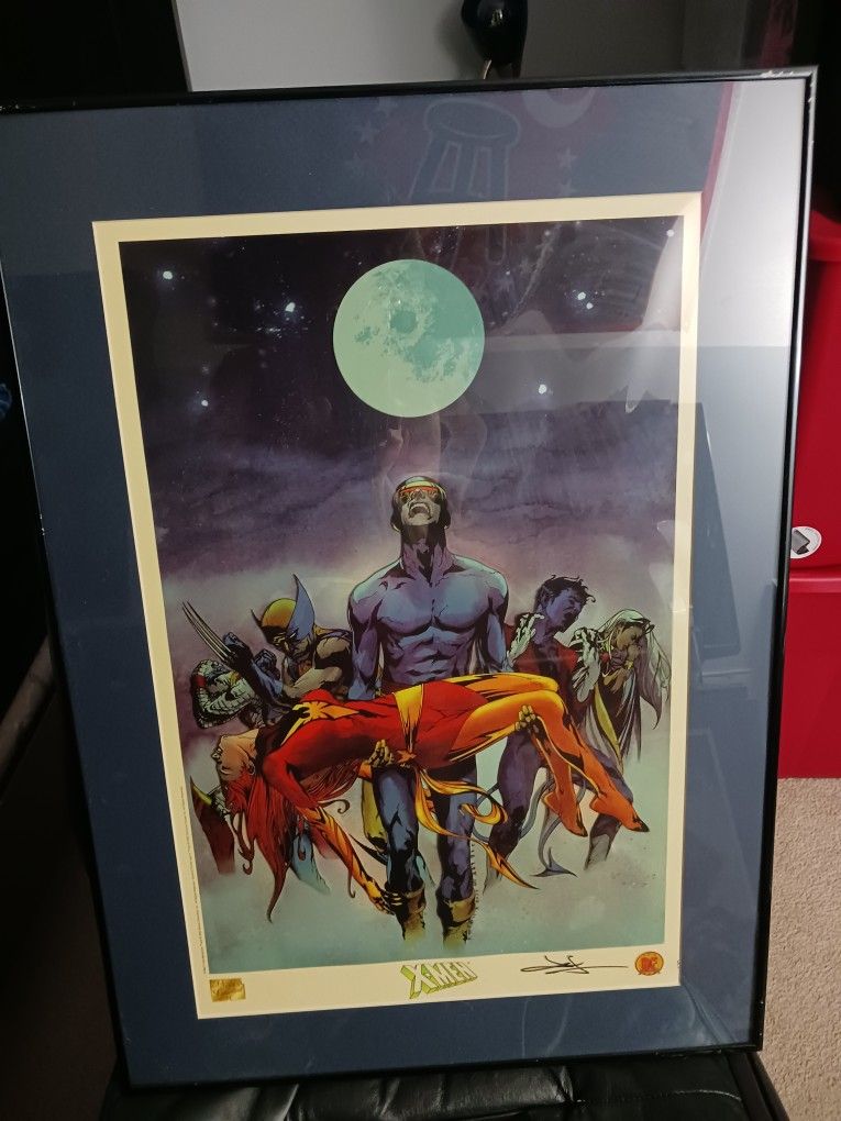 Xmen: Death Of The Phoenix Signed Lithograph