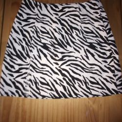 Women's Size Small Zebra Print Skirt New No Tags From Shein $4 Pick Up In Edinburg No Holds 
