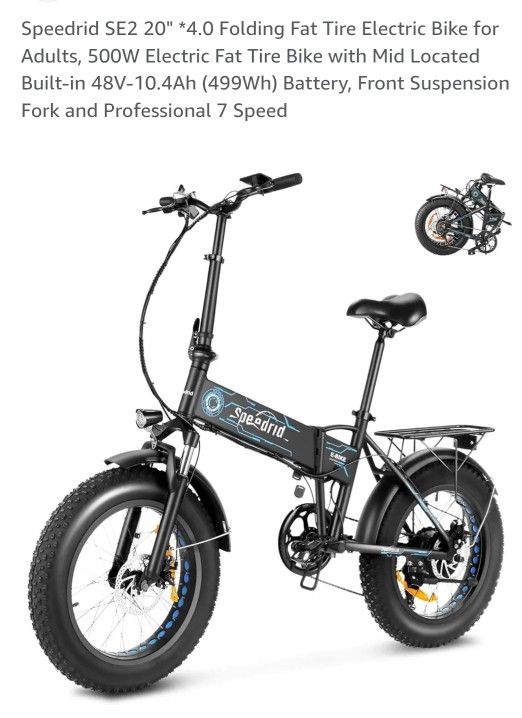 Folding electric bike. Best price.