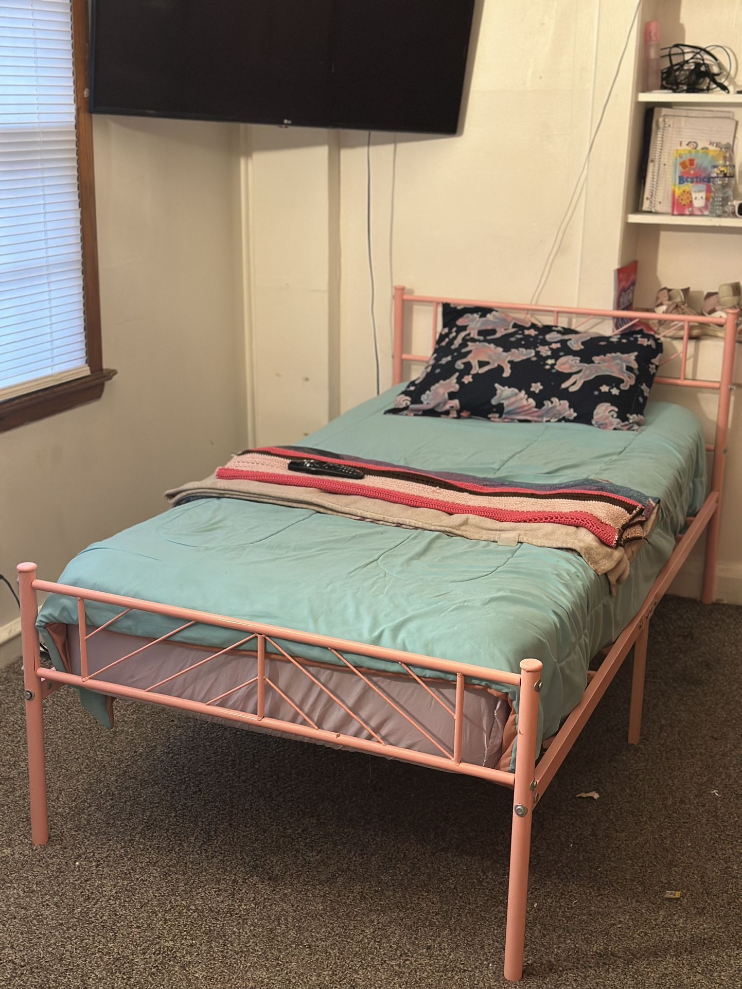 Pink Twin Size frame